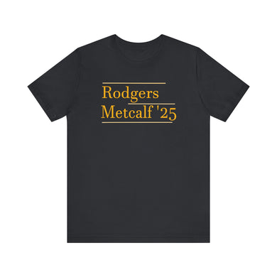 Steelers Tee featuring Aaron Rodgers & DK Metcalf Fan Art, Unisex T-Shirt, Football Gift, NFL Apparel, Sports Shirt, Football Fan Gear