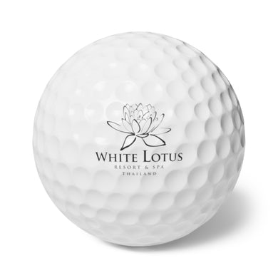 TV Resort inspired Golf Balls, 6pcs