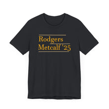 Load image into Gallery viewer, Steelers Tee featuring Aaron Rodgers &amp; DK Metcalf Fan Art, Unisex T-Shirt, Football Gift, NFL Apparel, Sports Shirt, Football Fan Gear
