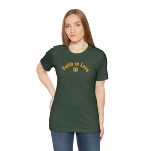 Faith in Love Green Bay Unisex Jersey Short Sleeve T Shirt
